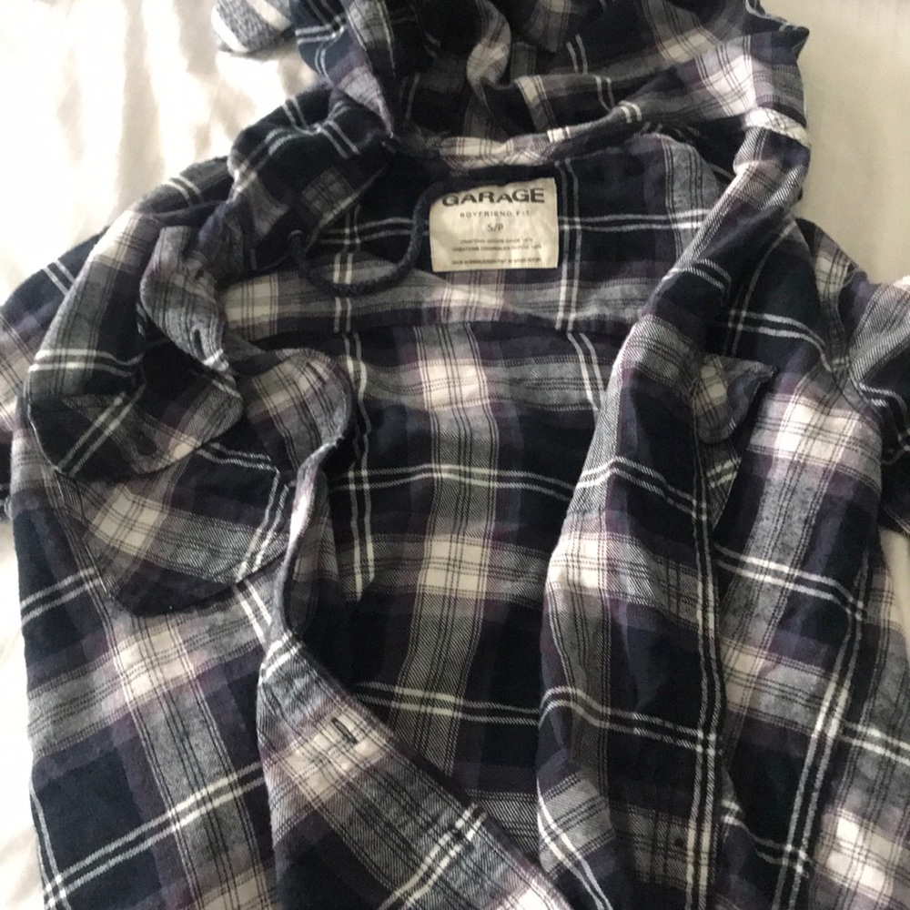 Oversized plaid flannel